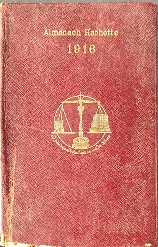 Almanach hachette 1916 - almanach, vierge