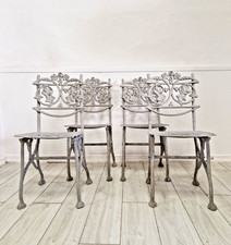 Chaises de jardin anciennes françaises (4)