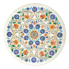 15 " Rond Marbre Table Top
