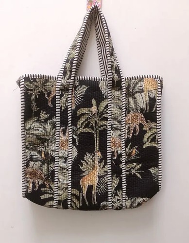 Sac main coton - À, en