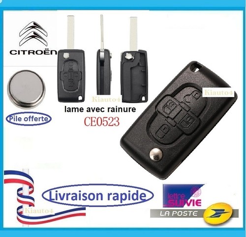 Coque clé boutons - 4,