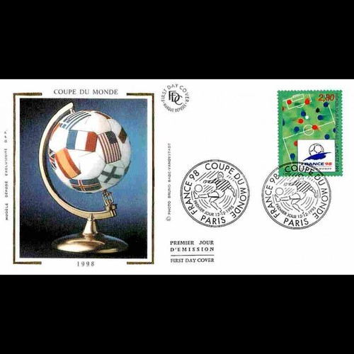 Fdc soie france coupe du - fdc,