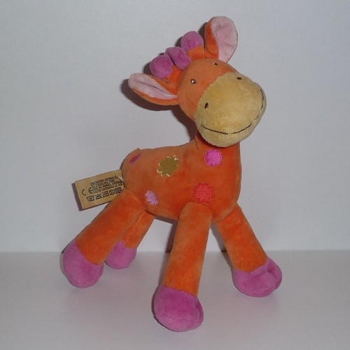 Doudou girafe mots enfants - girafe,
