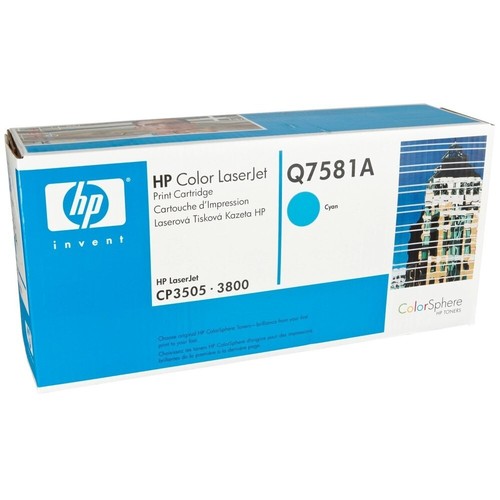 Cartouche origine q7581a - cartouche, hp