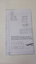 schéma de flipper Gottlieb: FLYING CIRCUS