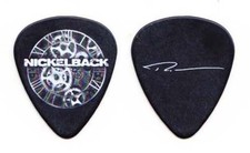 Nickelback Ryan Peake Signature Noir Guitare Pick - 2012 Tour