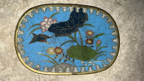 Email cloisonné ancien vide - cloisonné,