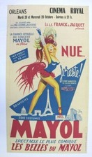 Affiche ancienne concert - ancienne, mayol