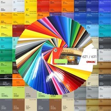 DIN A4 Feuille 29,7x21cm ORACAL 621 | 631M Film Plotter Mat Brillant Autocollant