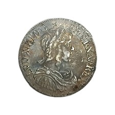 Louis XIV Demi Ecu A La Mèche