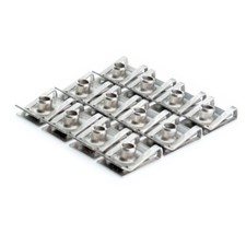 20 Clips Fixation Écrou Serrage Métallique M5M6 Écrou serrage à Double Garniture