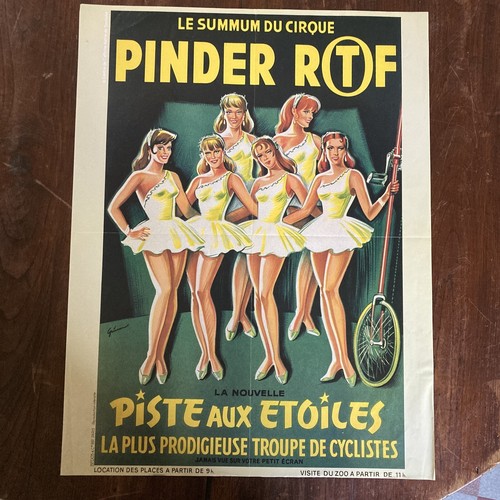 Affiche cirque pinder - cirque,