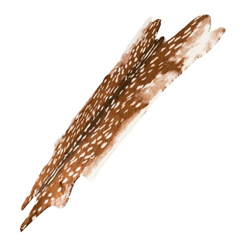 Tapis peau vache par - peau, mat