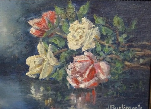 Tableau ancien huile - huile, nature