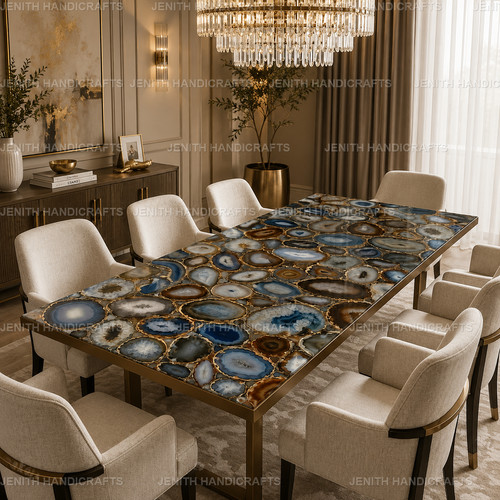 Table manger agate bleue - manger,