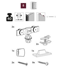 Hettich kit montage pour - kit,