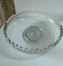 Ancien Plat Saladier en Verre
