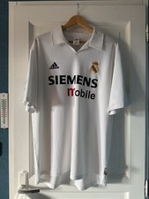 Maillot Football Real Madrid numero 5 Zidane Saison 2002 centenaire du Club