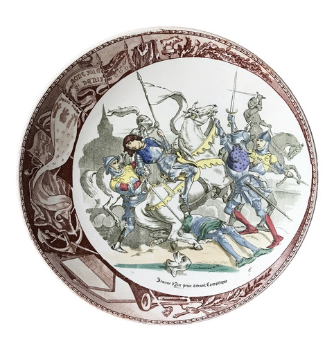 Assiette xix faïence - xix,