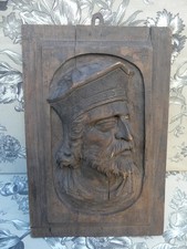 Bas Relief  en Bois sculpté