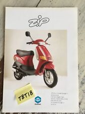 Piaggio ZIP 50 scooter prospectus moto brochure dépliant publicité