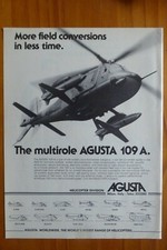 1982-83 PUB AGUSTA ELICOTTERI AGUSTA A109 A MILITARY HELICOPTER MIRACH RPV AD