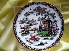 ASSIETTE DECOR DANS LE GOUT DE LA CHINE 19 EME SIECLE PARFAIT ETAT N° 1