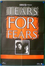 TEARS FOR FEARS – ORIGINAL POSTER – SONGS FROM THE BIG CHAIR - POSTER - 1985