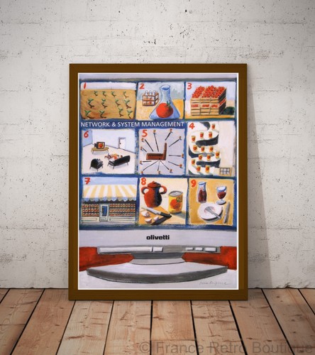 Poster affiche olivetti - poster-affiche,