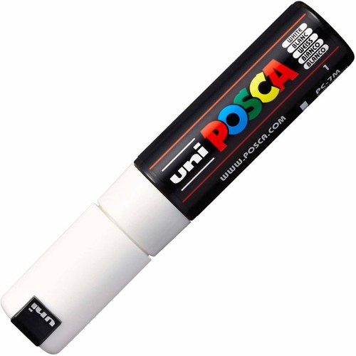 Marqueur posca blanc - pc-7m, |