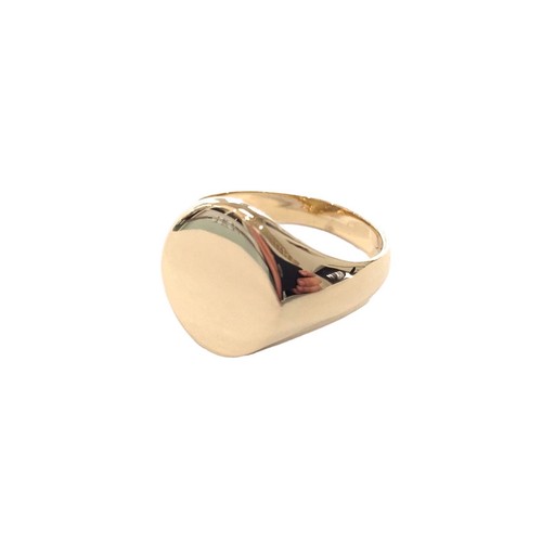 Bague chevalière ovale pour - ovale,