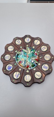 Horloge mural vintage bois