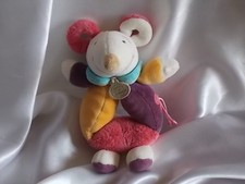 Doudou hochet souris, multicolore, Doudou et compagnie (cie)