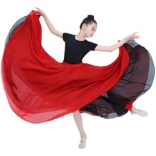 1X Fille Long Swing Jupe