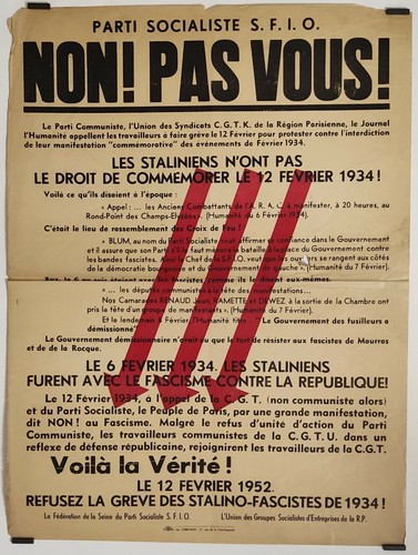 Parti socialiste o non - s.f.i.o.,