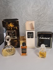 3 Miniatures First Van Cleef et Arpels  Habanita Molinard  Cabochard Grès 1970s