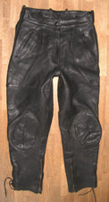 WING / Pantalon En Cuir De