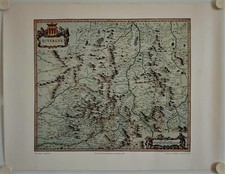 Affiche Carte AUVERGNE