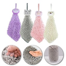 Serviette À Main En Chenille Boule Douce Absorbante À Séchage Rapide /