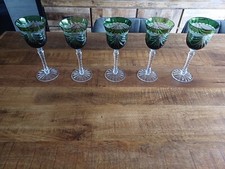 5  Verres ST LOUIS  A VIN