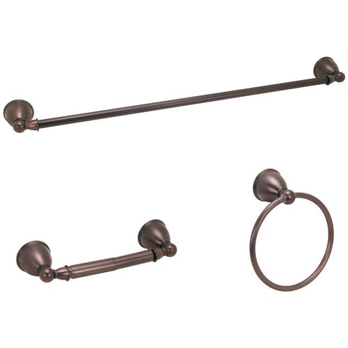 3pc oil rubbed bronze - bronze, bath
