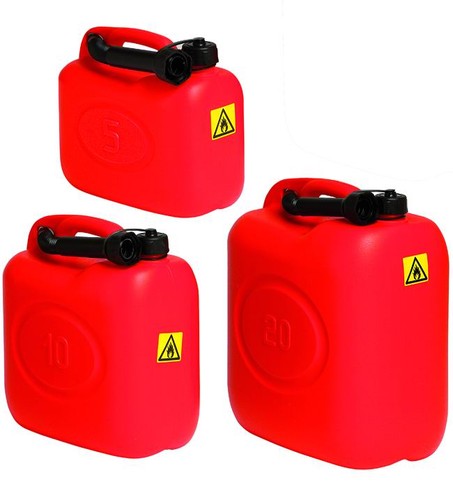 Bidon plastique rouge - bidon, 20