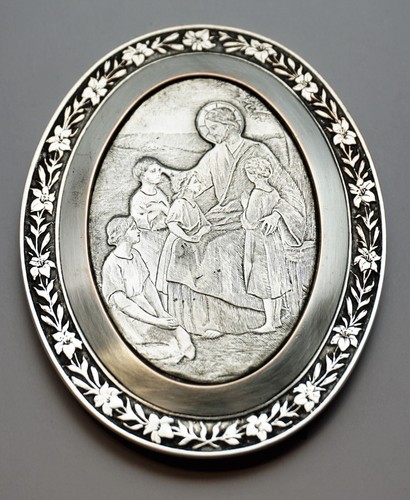 Médaille religieuse gravée - gravée,