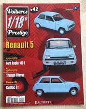 * Voitures Prestige 1/18e Solido Hachette - Fascicule n° 42 Renault 5