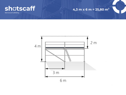 Bon marché 4x6m alu - 4x6m, 74