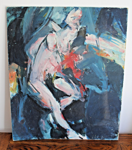 Ancien tableau huile sur - ancien,