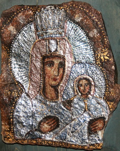 Icône orthodoxe tikhvinskaya - icône,