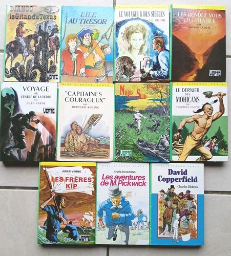 Bibliotheque verte lot 11 - de,