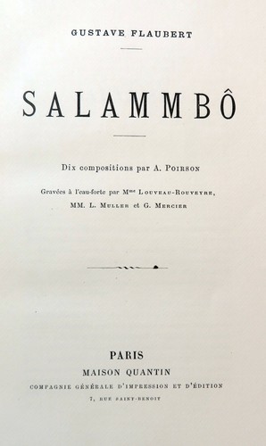 FLAUBERT/SALAMMBO/ED