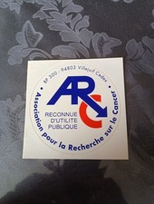 Autocollant ARC ASSOCIATION POUR LA RECHERCHE DU CANCER